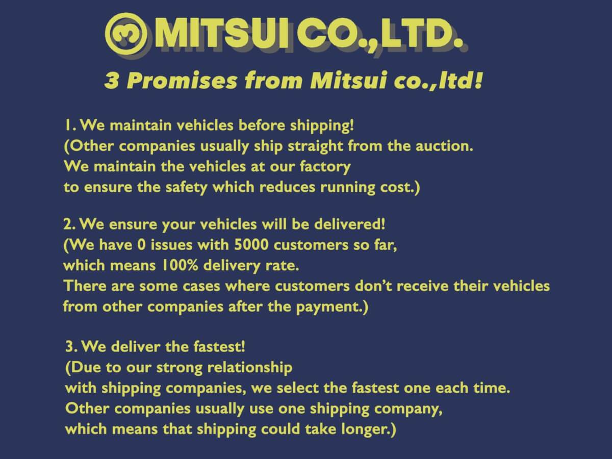 Mitsui co.,ltd. exporting Japanese used cars from Japan.