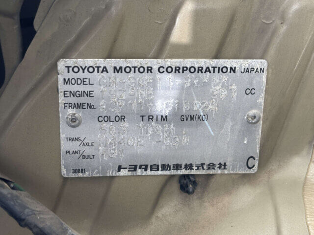 2000 TOYOTA PLATZ