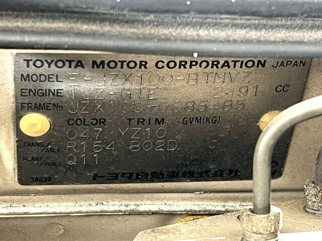 1998 TOYOTA CHASER