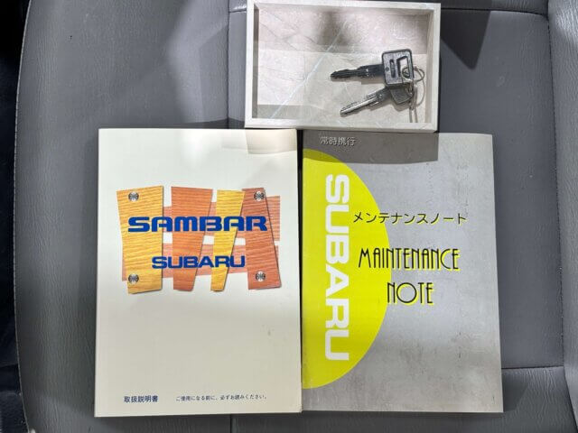 2001 SUBARU SAMBAR VAN