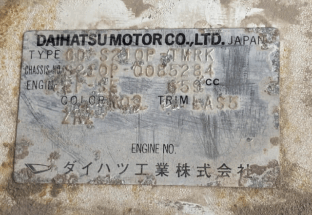 2000 DAIHATSU HIJET TRUCK