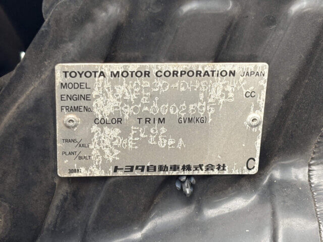2000 TOYOTA bB