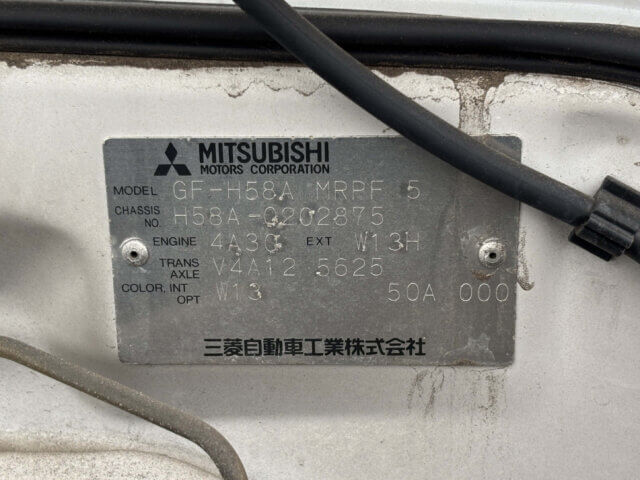 2001 MITSUBISHI PAJERO MINI