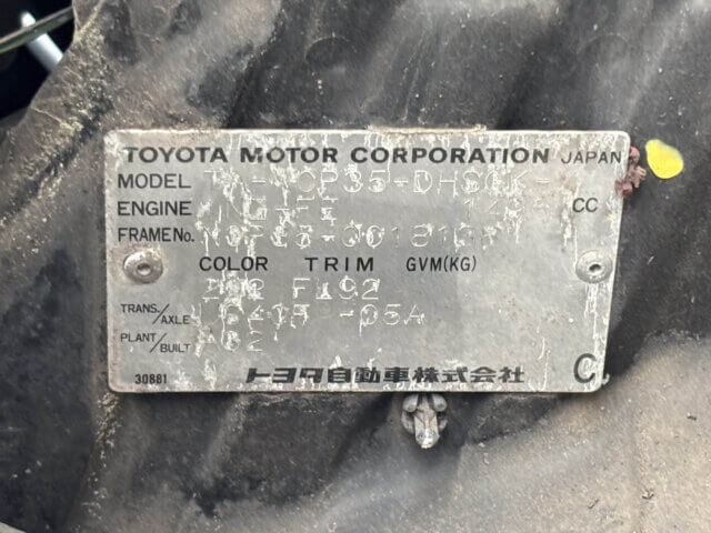 2001 TOYOTA bB